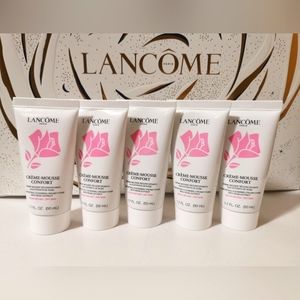 5-pack Lancome Creme Mousse Confort Creamy Moisturizing Cleanser, 1.7oz/50ml